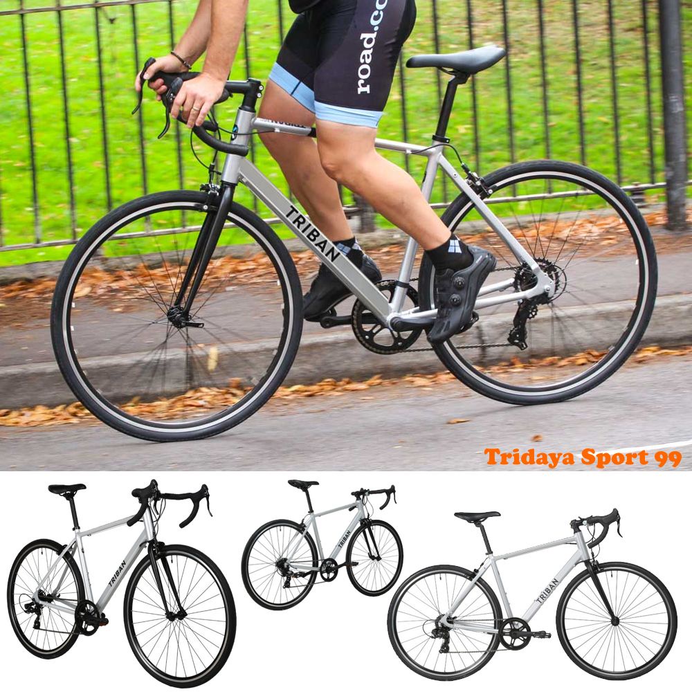 SEPEDA BALAP TRIBAN RC 100 ROAD  TOURING BIKE  ORIGINAL BTWIN