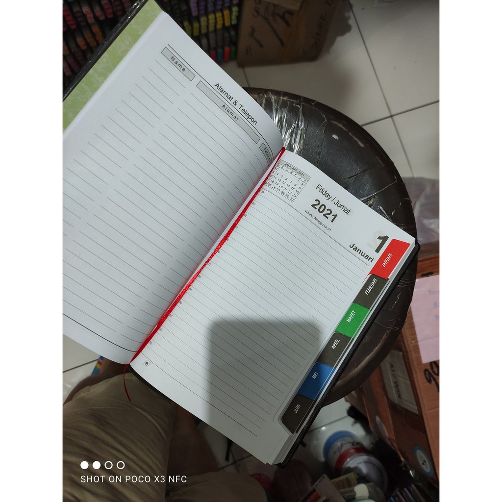 

buku agenda 2006 jadul baru cacar dikit bagian index sisa