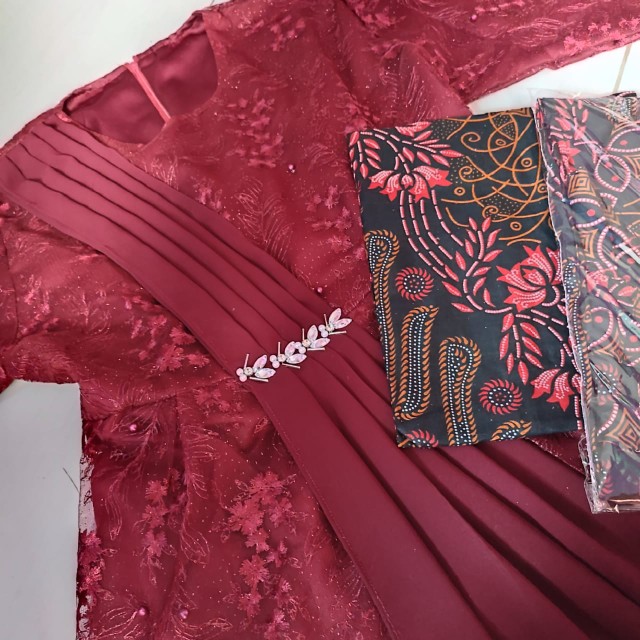 Maura Couple - Sania Ruffle Batik Couple Ori Ndoro Jowi Dnt Garansi Termurah Shopee - Couple Gisela