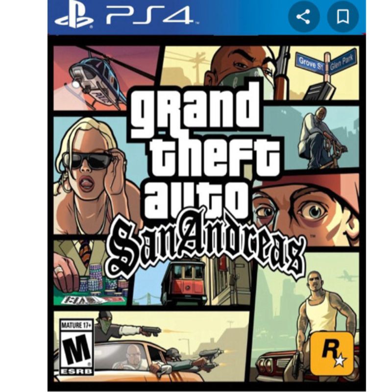 Jual Grand Theft Auto San Andreas Gta Sa Ps4 Digital + Bonus Games  Indonesia|Shopee Indonesia