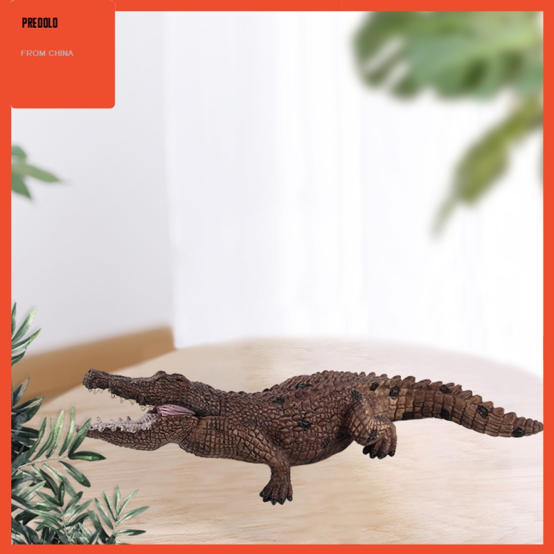 [In Stock] Wild Animal Crocodile Figurine Toy PVC Realistic Model Collection Gifts