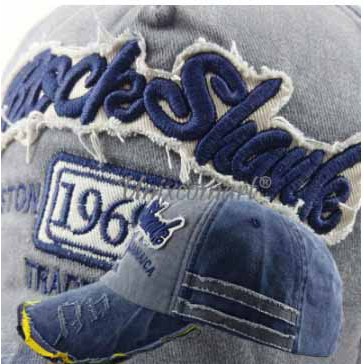 topi import/topi murah import  Topi Baseball Hat Cap Casual Sport Indian Dacota Distro/(ROCK SHANK)