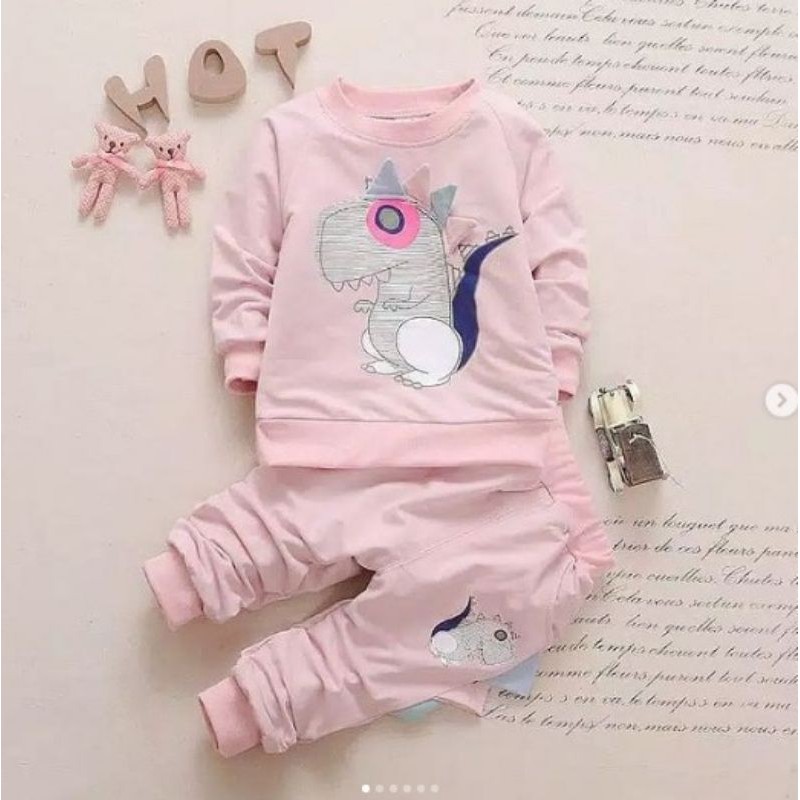 

BISA DROPSHIP PAKE TAG MERK SENDIRI - Set dino Pinke