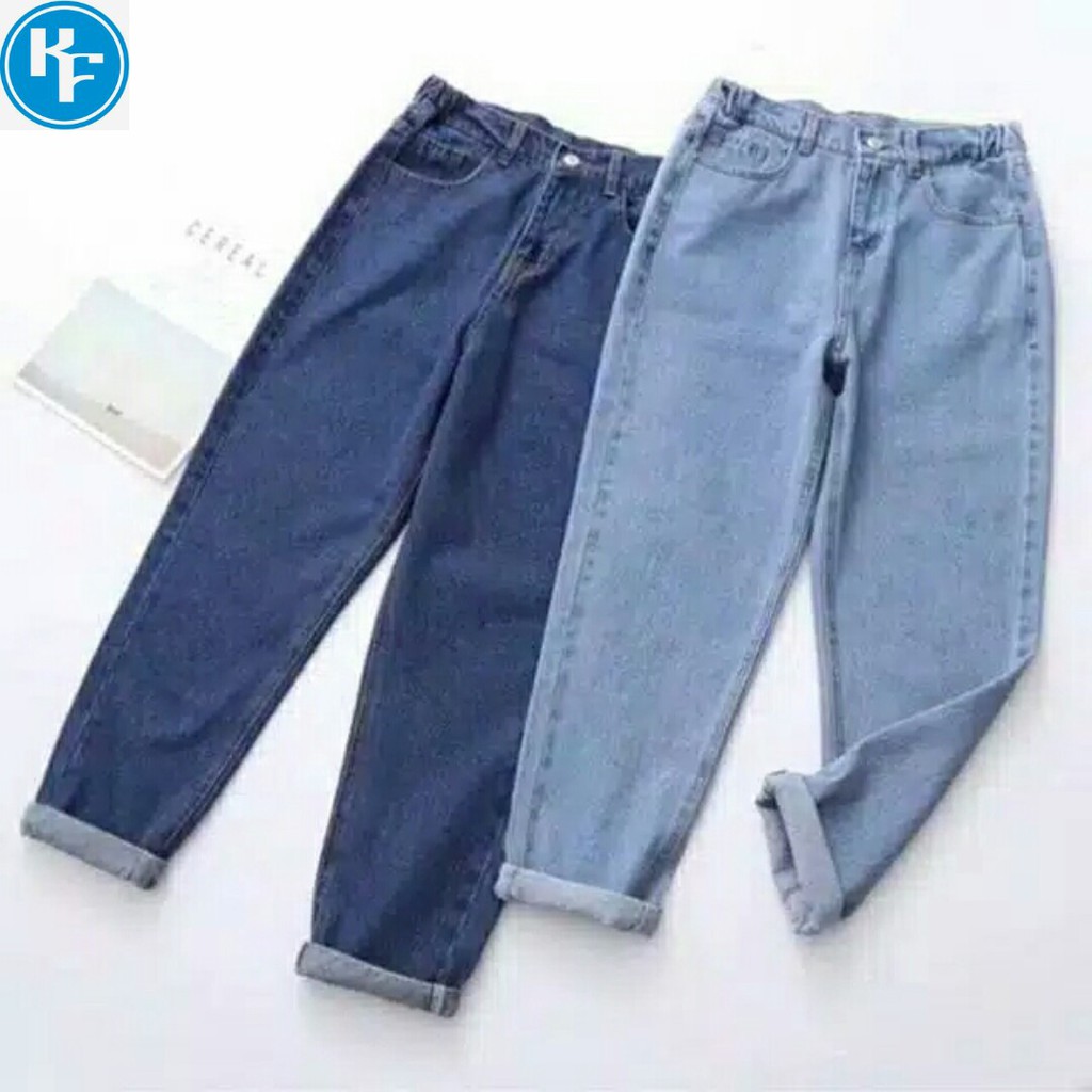  CELANA  PLAIN BOYFRIEND  CELANA  WANITA Shopee Indonesia