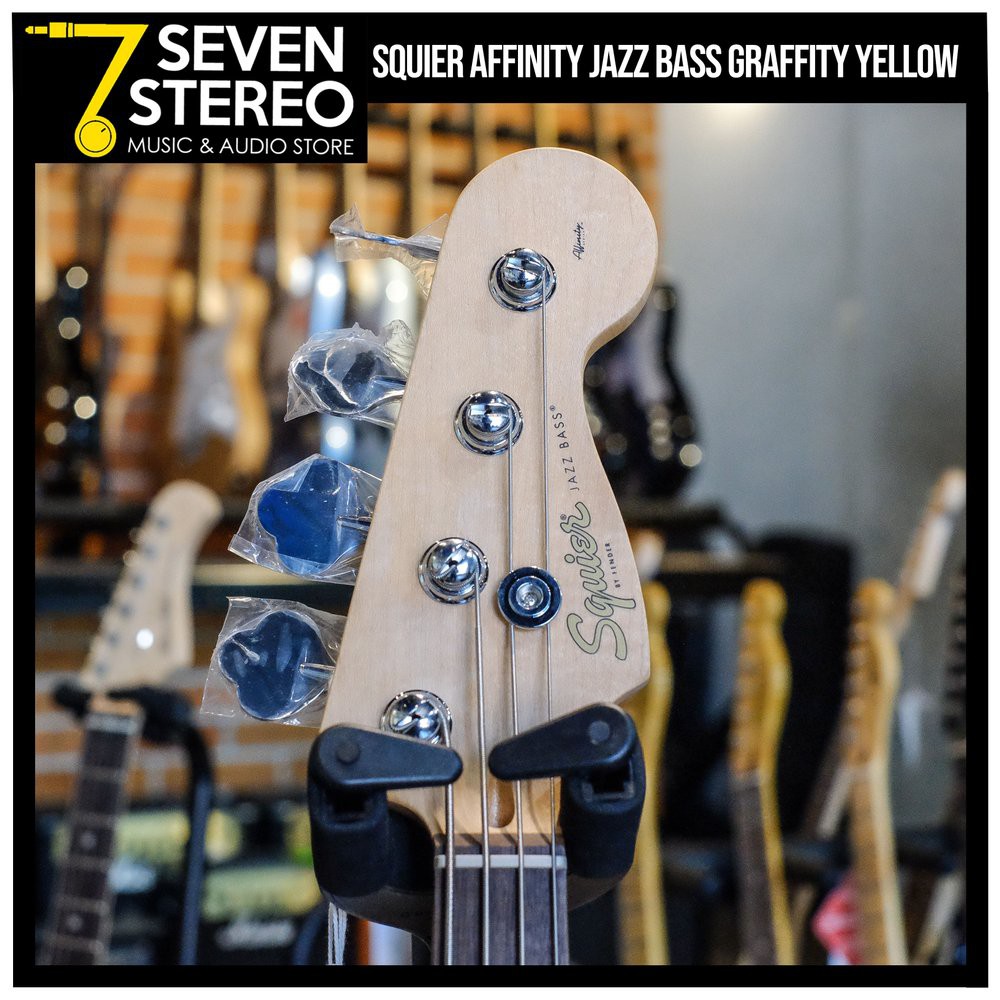 Squier Affinity Jazz Bass Grafitti Yellow