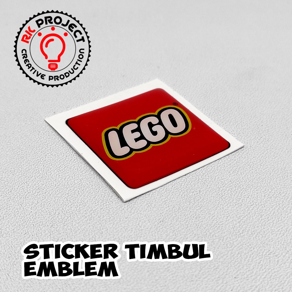 

LEGO Sticker Timbul Emblem Resin Lentur