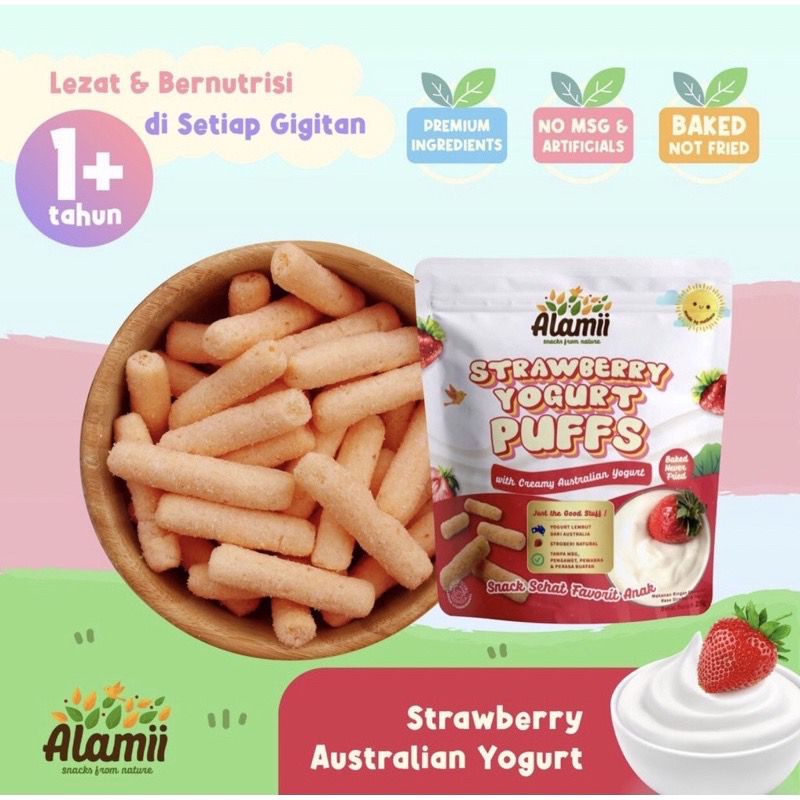 ALAMII PUFF HEALTHY SNACK ANAK 25GR anak promina snack bayi //CEMILAN BISKUIT MPASI BAYI