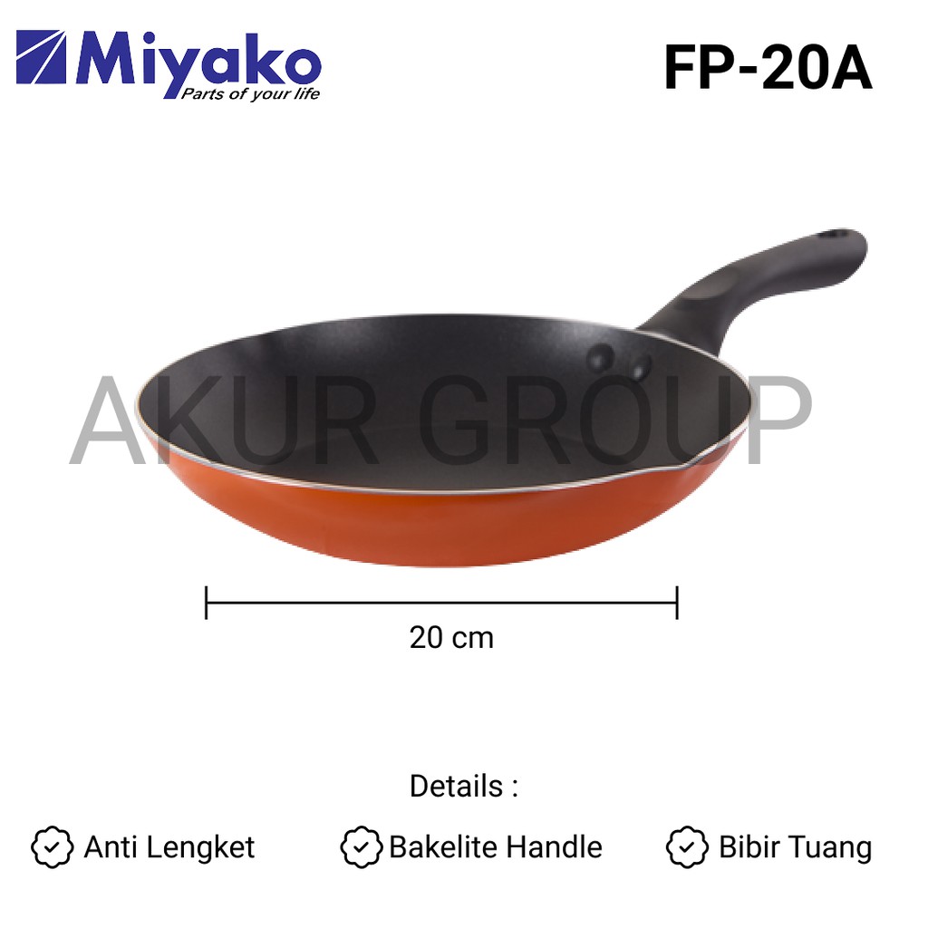 MIYAKO FRYPAN - PROMO BUNDLING FREE 1 BOWL MIYAKO MURAH BANGET / GARANSI RESMI