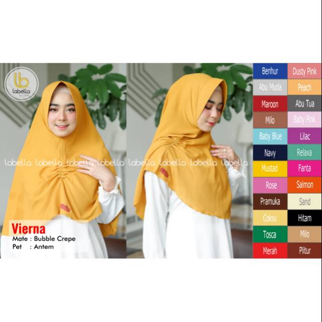Vierna hijab ori by labella hijab
