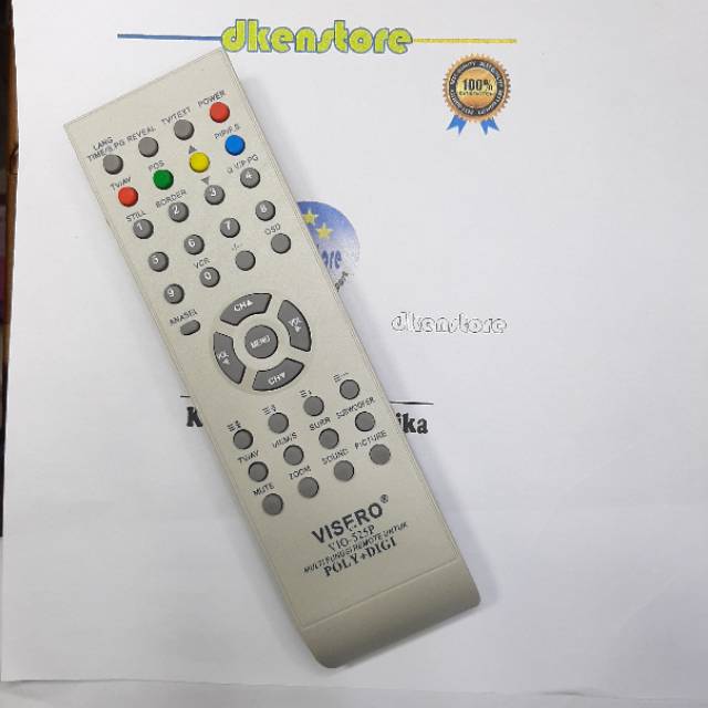 Remote TV Polytron Tabung crt remot digitec 525