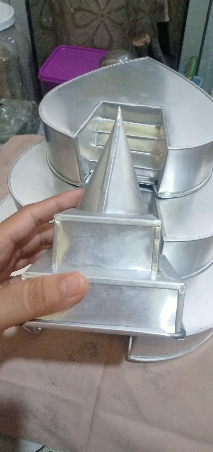 Dapurmami Loyang Nasi Kuning Tumpeng Hias Bertingkat Tangga Cetakan Pencetak