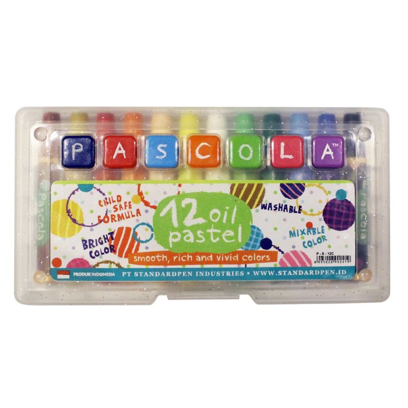 

Crayon Standard Pascola Oil Pastel 12 Warna Coloring