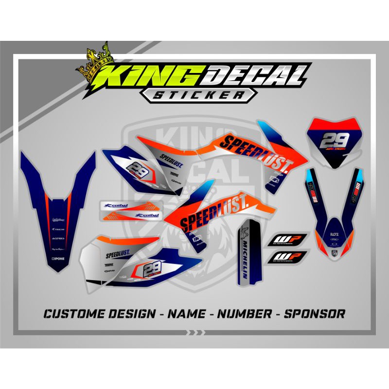 DECAL KTM SIXDAY DECAL KTM 250 KTM 85 FULL BODY