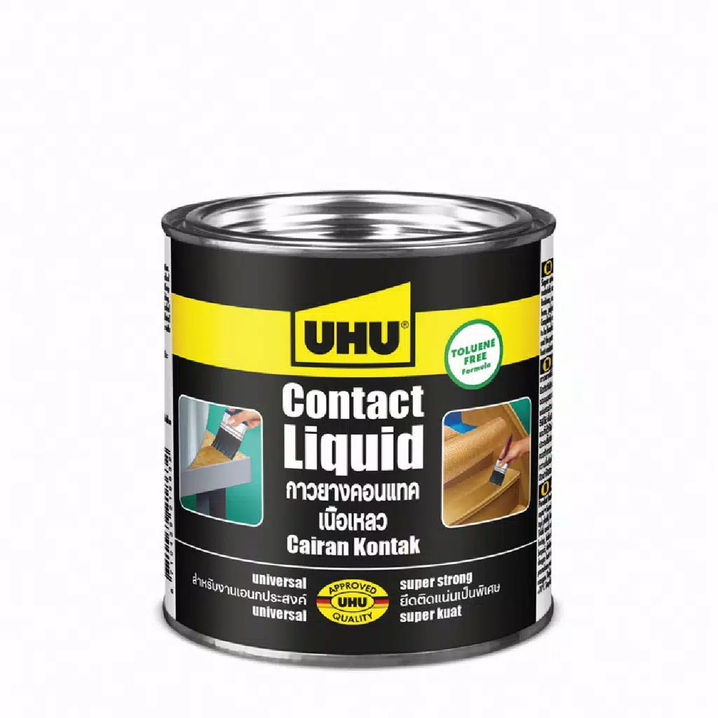 UHU Household Contact Liquid 250 ml / Lem Sepatu / Lem Tas / Lem Kulit / Lem Karet