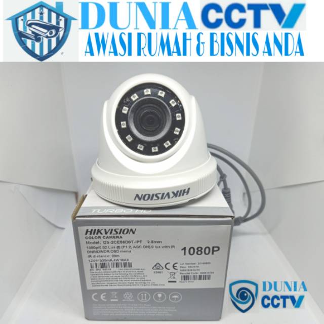 HIKVISION DS-2CE56D0T-IPF 2MP KAMERA INDOOR CCTV HIKVISION 2MP 1080P