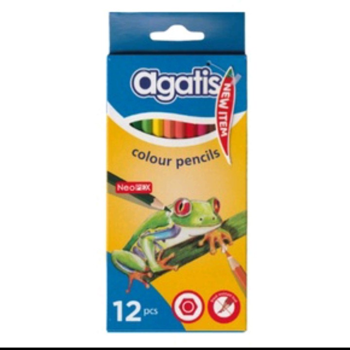 

Agatis Neopex Pensil Warna 12 Warna Hexagonal Shape NH-C-12