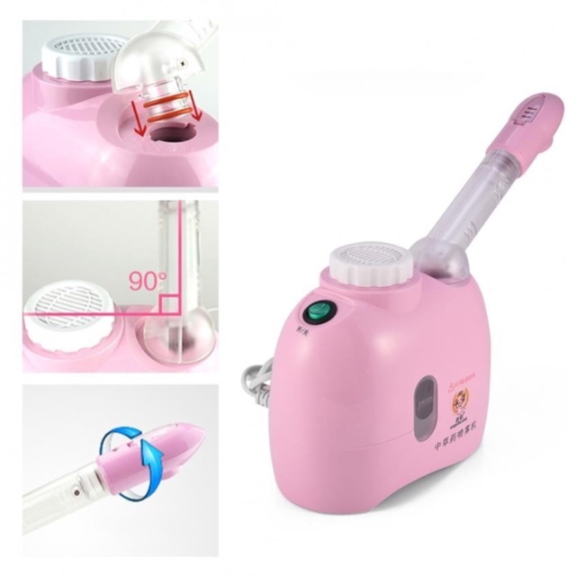 Alat kecantikan uap wajah mini portable hot steamer vapozone