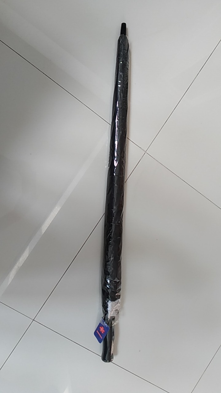 Payung Jumbo Golf Besar Fiber Otomatis Lapis Silver Anti Uv Sarung Kain Payung Panjang Payung Mobil