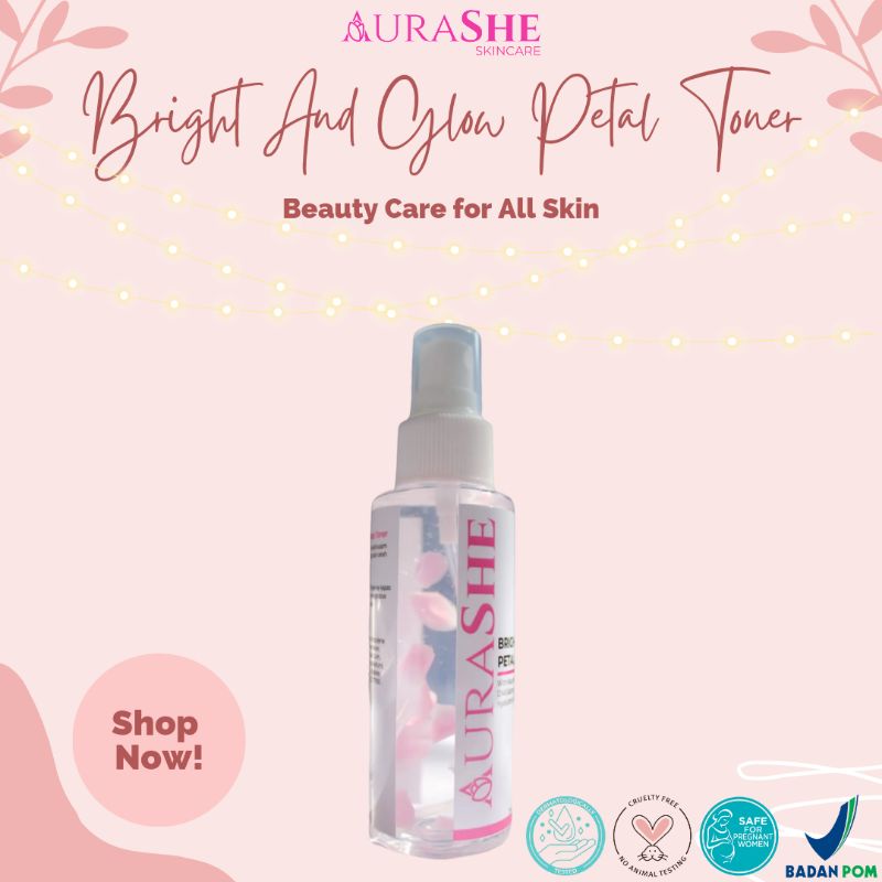 Bright And Glow Petal Toner AuraShe Skincare
