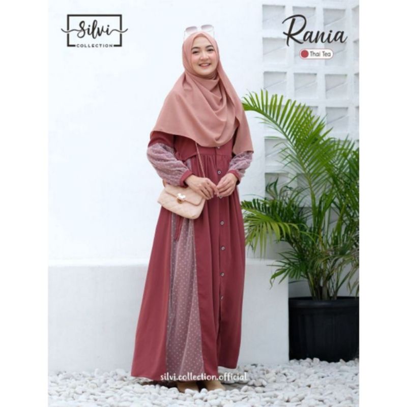 Rania Dress || By Silvi collection | gamis brukat tile gamis kondangan pesta gamis mewah Shopeehaul