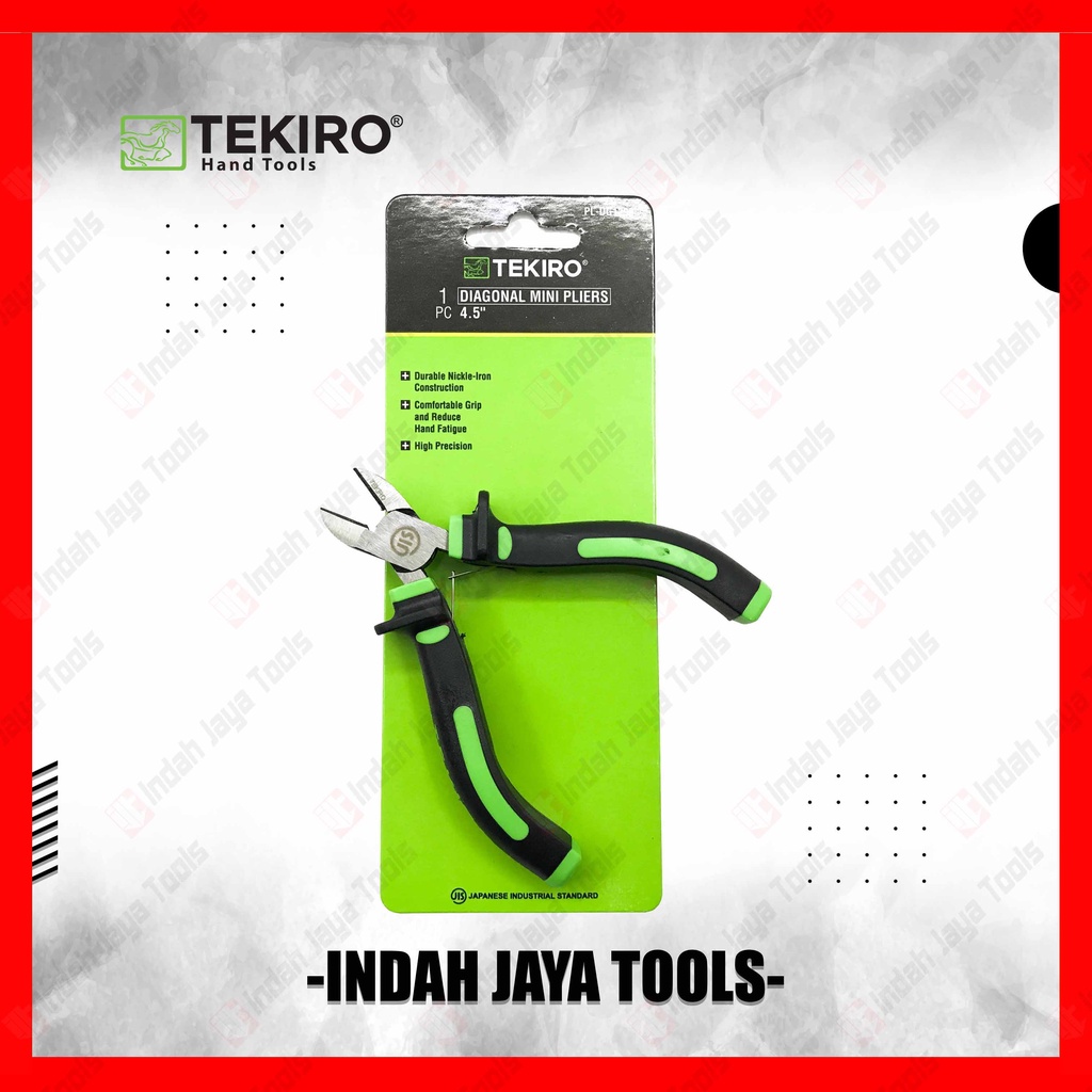 TEKIRO PL-DG1290 Tang Potong MINI 4.5 Inch Knip Diagonal Pliers