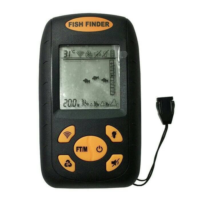 Terlaris Alat Pencari Ikan Digital Deteksi Fish Finder Sonar Pendeteksi 100M