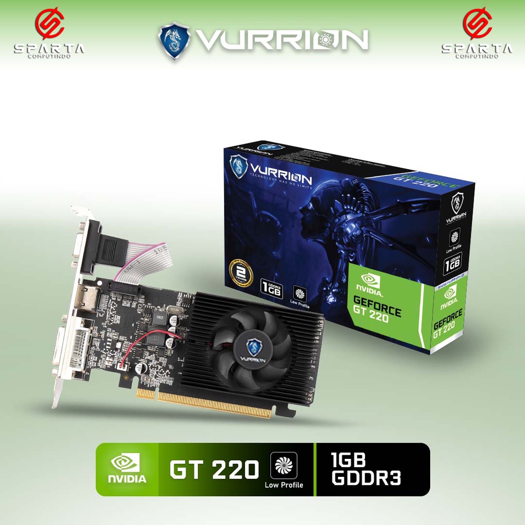 VGA Nvidia Geforce GT 220 1GB GDDR3 Vurrion New Garansi Resmi