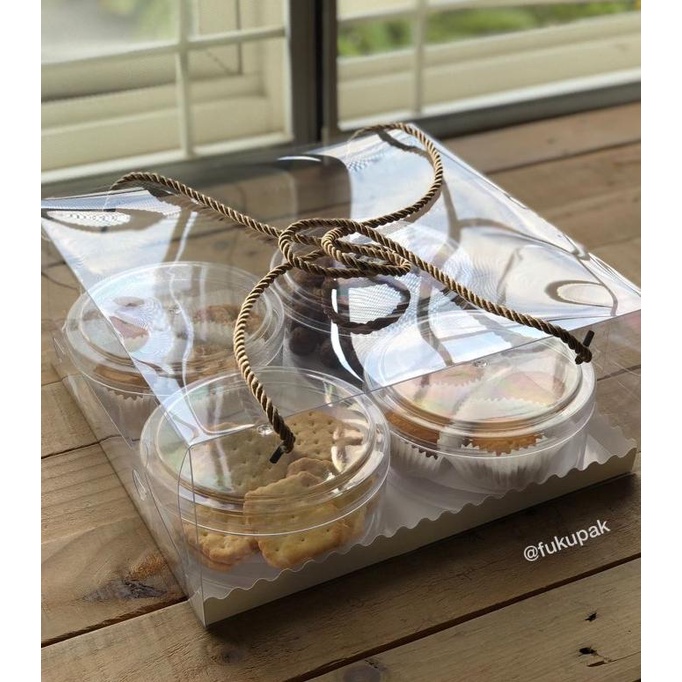 

/////] Box Mika Tali 28x28 (20 pcs) Kotak Hamper Kue Kering Cake Tumpeng