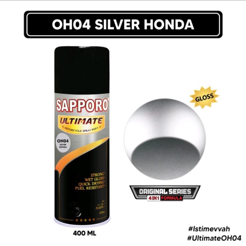 Sapporo Ultimate OH04 Silver Honda Original Silver Doff Honda