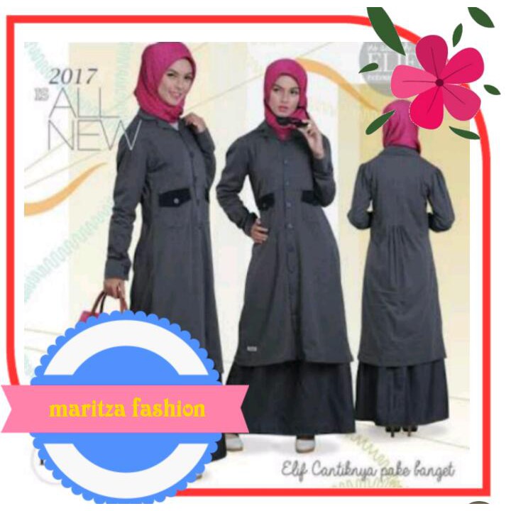 Long Tunik Ellif LT 4 ABU TUA