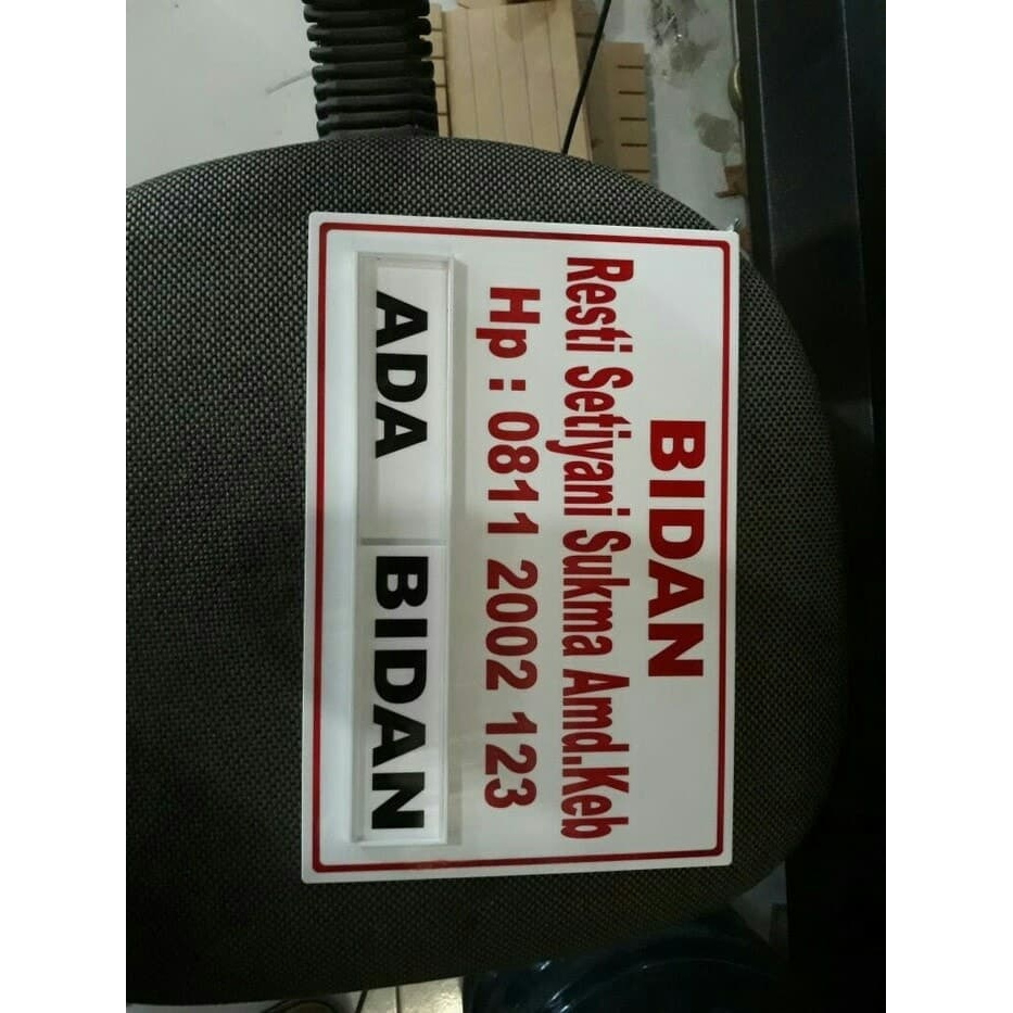 

acrylic Akrilik plat Bidan Elegan