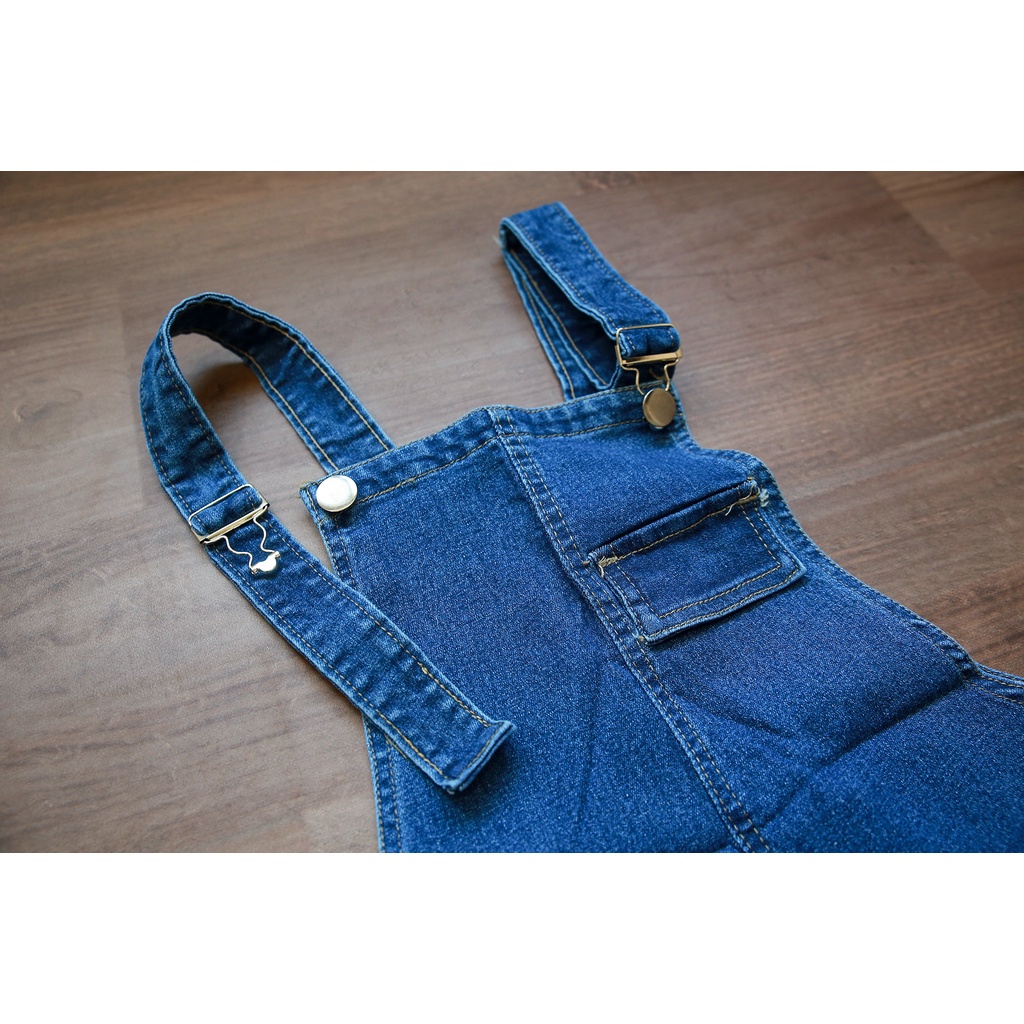 HOPYLOVY Overall Jeans Stretch Wanita Panjang Jumpsuit Baju Kodok Ayyara