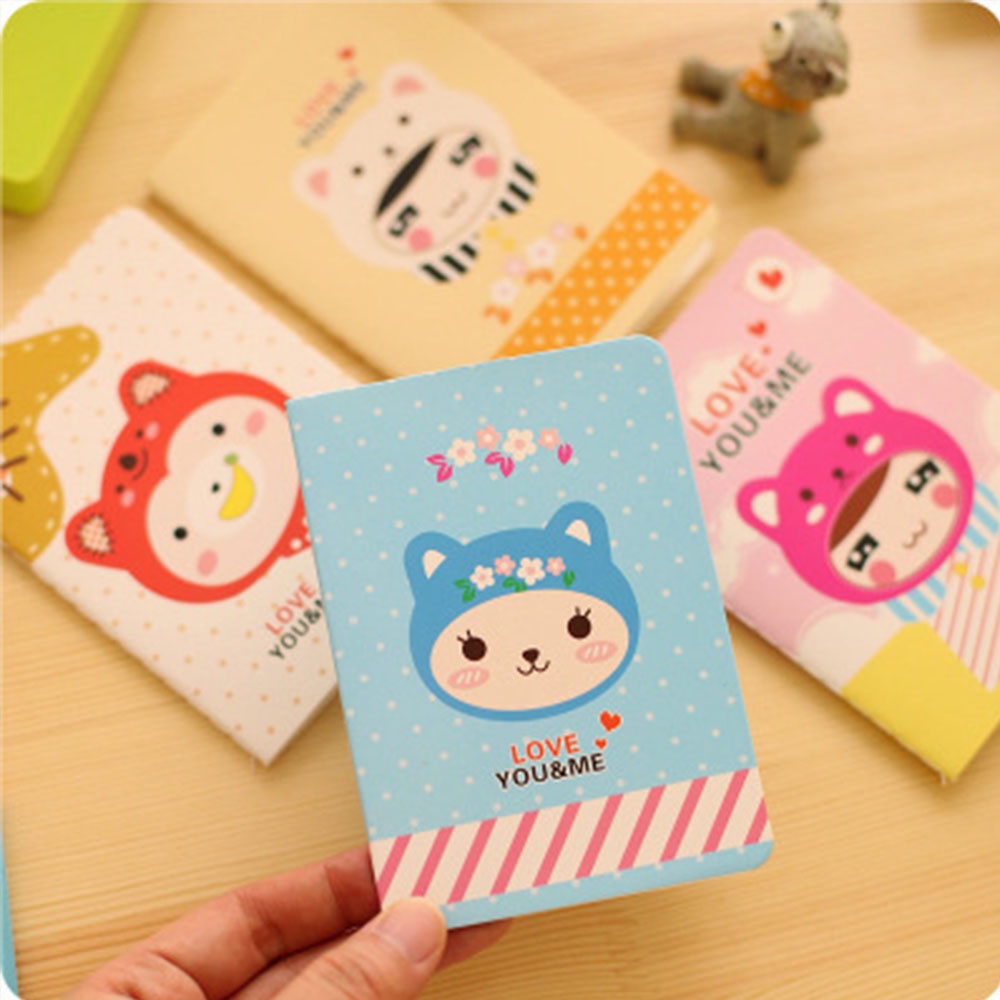 1pc Buku Catatan / Memo Motif Kartun Lucu Untuk Pelajar