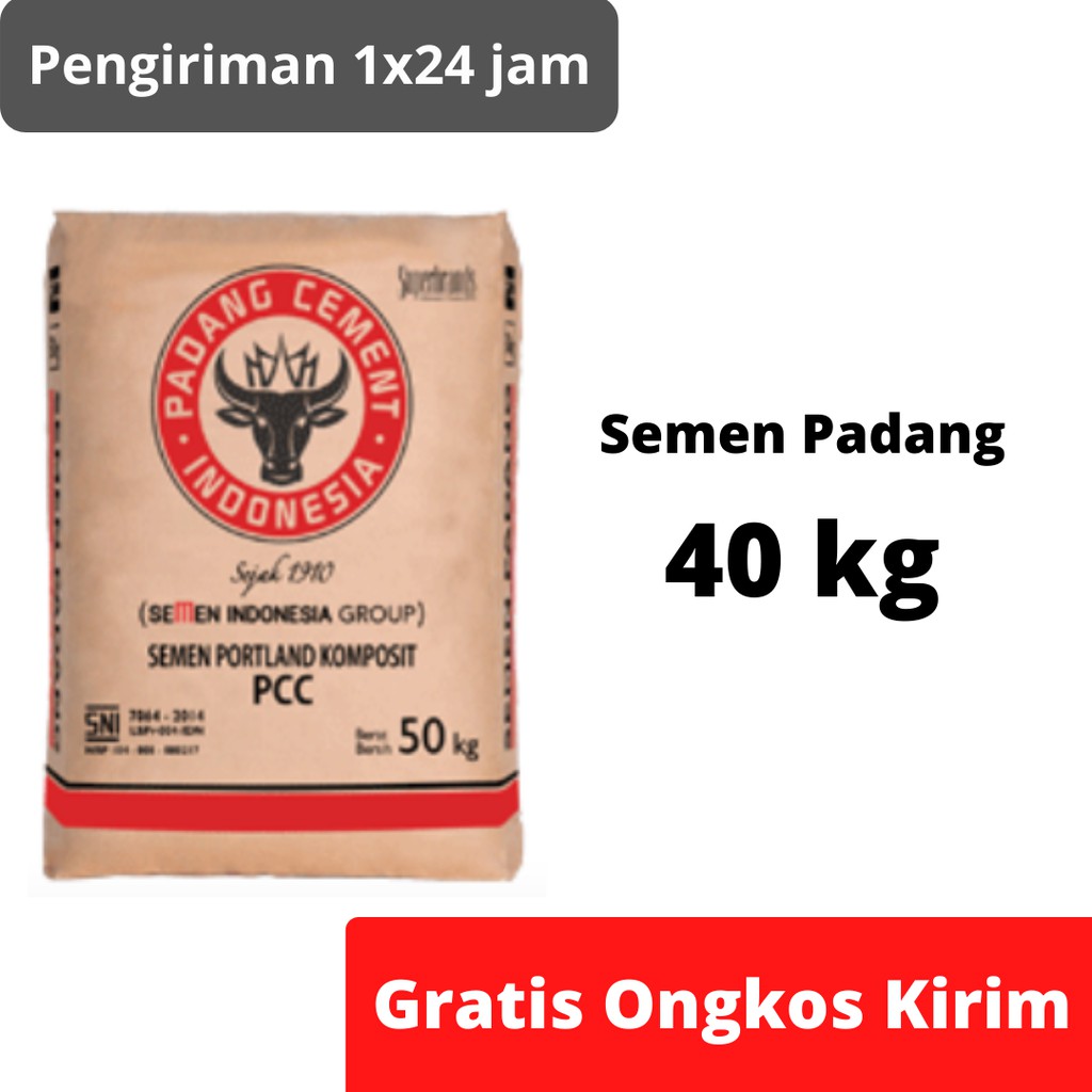 Semen Padang 40 kg (200 sak) [WILAYAH BOGOR]