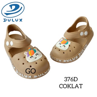 sogo DULUX 376ED UNC Sandal Sepatu Anak Perempuan Tali Belakang Model Lucu Sandal Slop Anak Perempuan Model Karakter Unicron