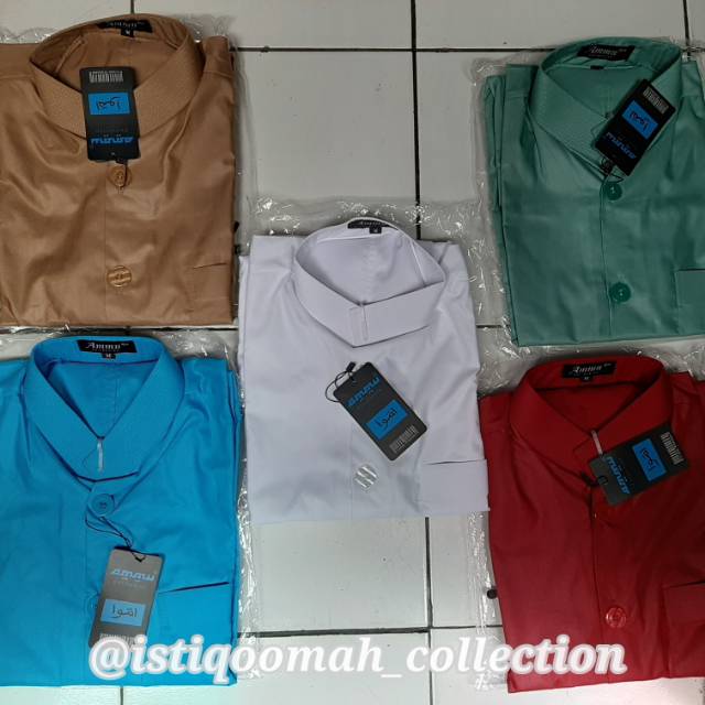 Baju Muslim Koko Jasko Habaib Ustadz Salaf Sunnah Merk Ammu Original Adem