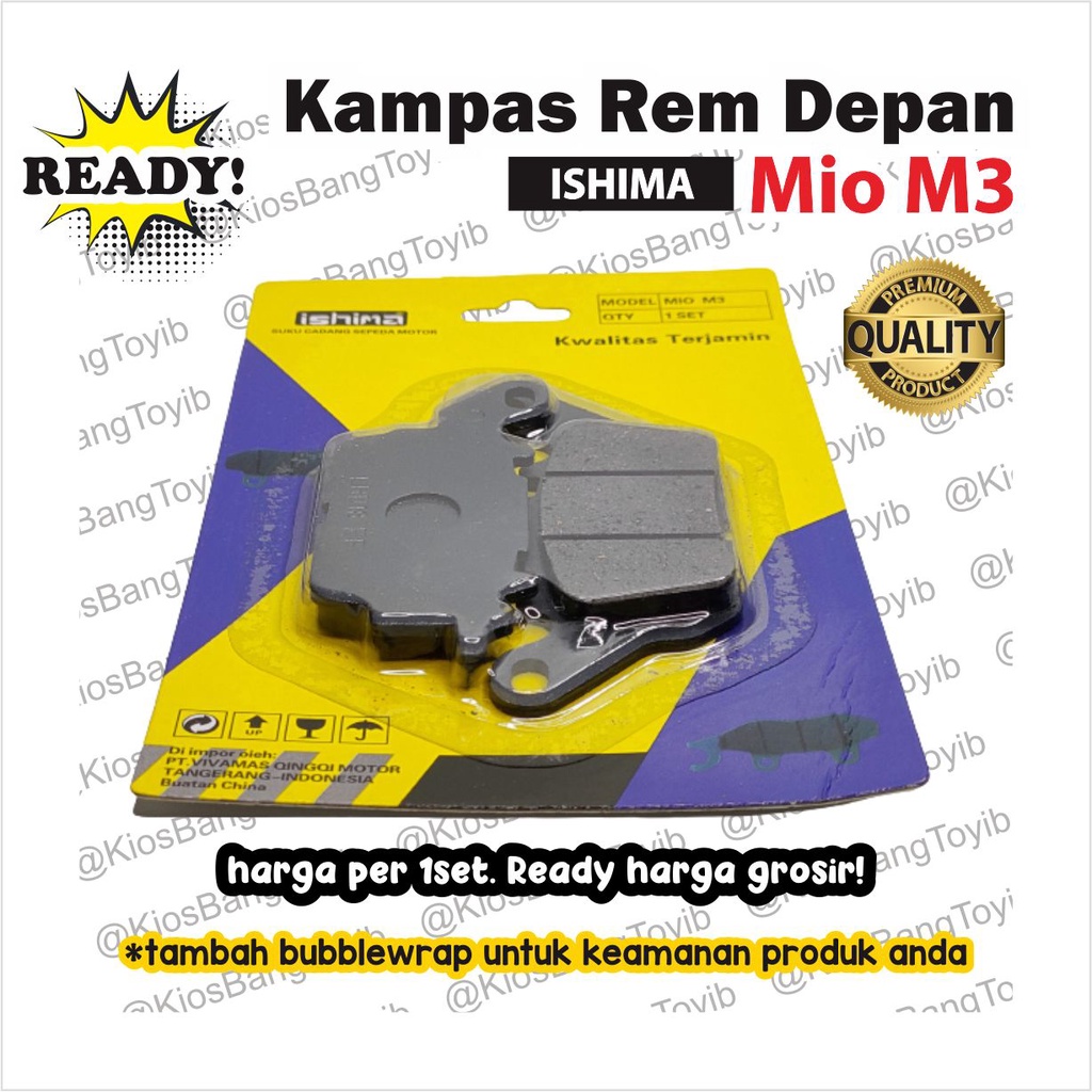 Kampas Rem Depan/Discpad Yamaha Mio M3 (ISHIMA)