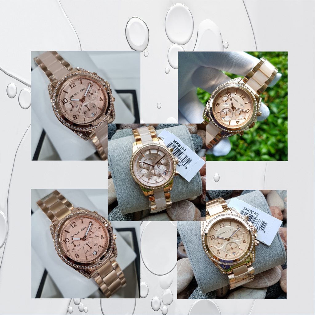 JAM TANGAN WANITA ELEGANT Mk 5263, Mk 5943, MK 6307 ORIGINAL