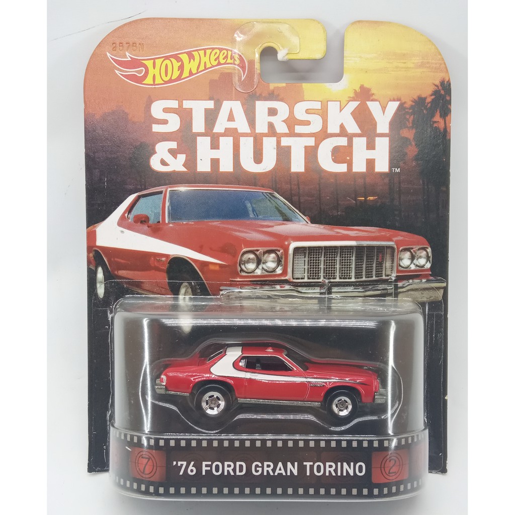 Hot Wheels 76 Ford Gran Torino Starsky & Hutch Retro Skala 64