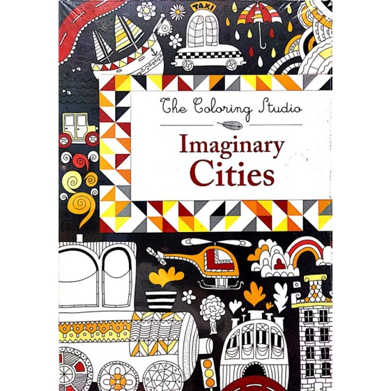 BUKU MEWARNAI ANTI STRESS-IMAGINARY CITIES