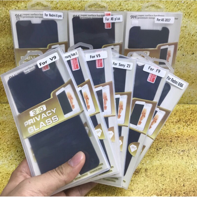 Tempered Glas Anti Spy Samsung A7 2018 A8 2018 A8+ A6 2018 A6+ A3 2017 A2 Core Anti kepo