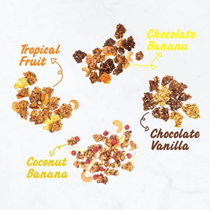 

East Bali Cashews Paket Granola Bites 125gr x 4 Pcs