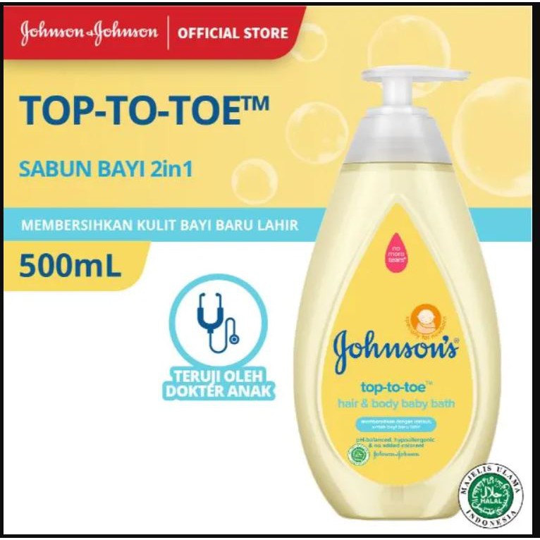 Sabun Cair Untuk Bayi Johnson s Baby Top To Toe Wash 500 