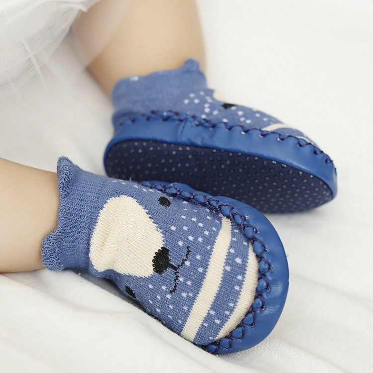 Sepatu bayi Moccasins / Kaos kaki anak Pattern Moccasins / Prewalker bayi