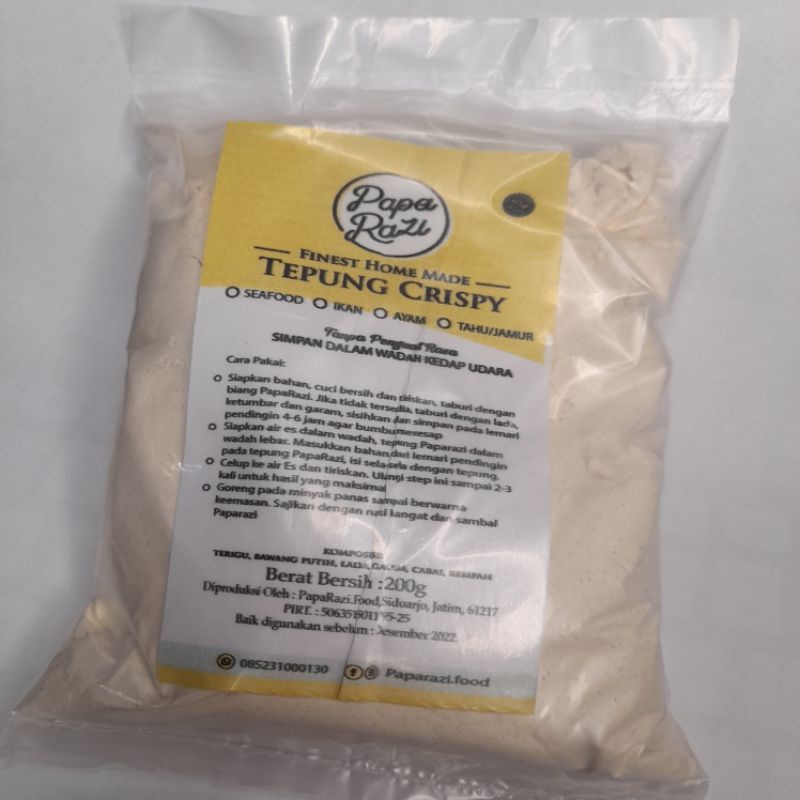 

Tepung Crispy PapaRazi Homemade