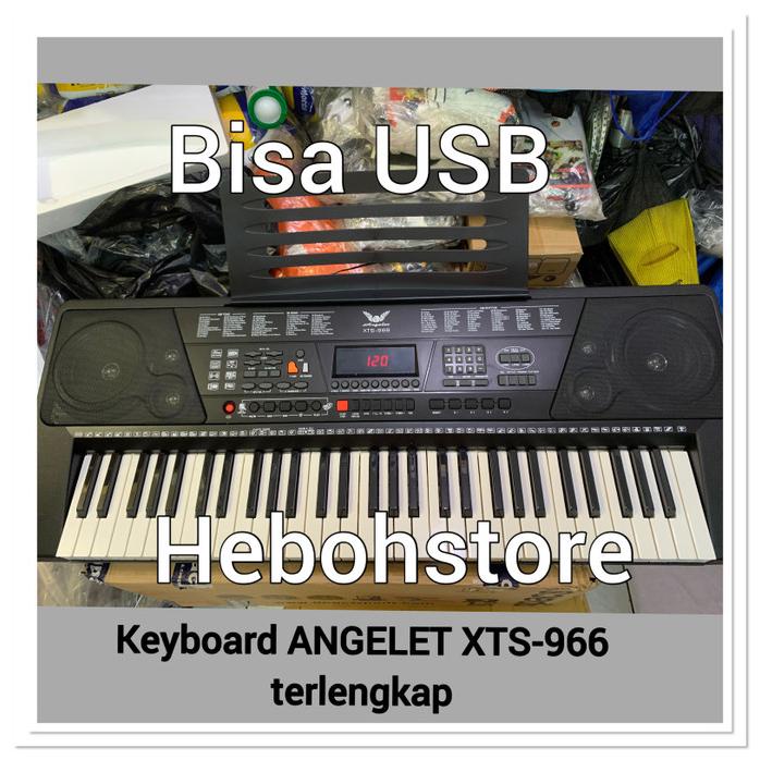 Jual Keyboard Piano New Angelet Xts 966 61 Key(Usb Midi) Ori Murah ...