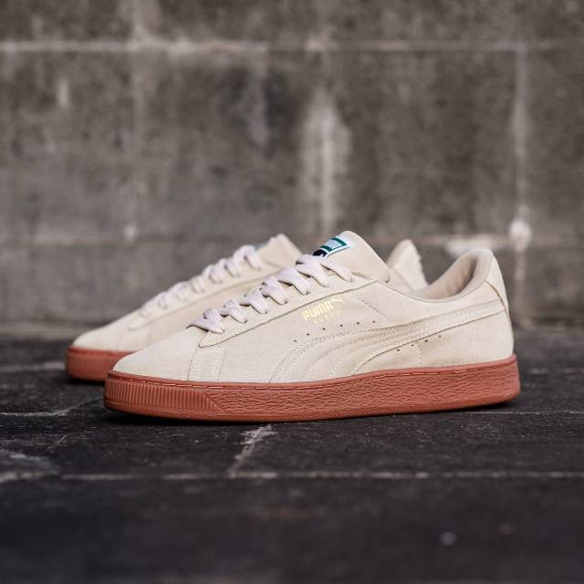 puma classic trainers white