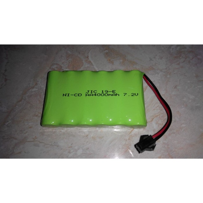 Baterai Batre RC Mobil Remot 7.2V 7,2V 4000mAh Socket Hitam