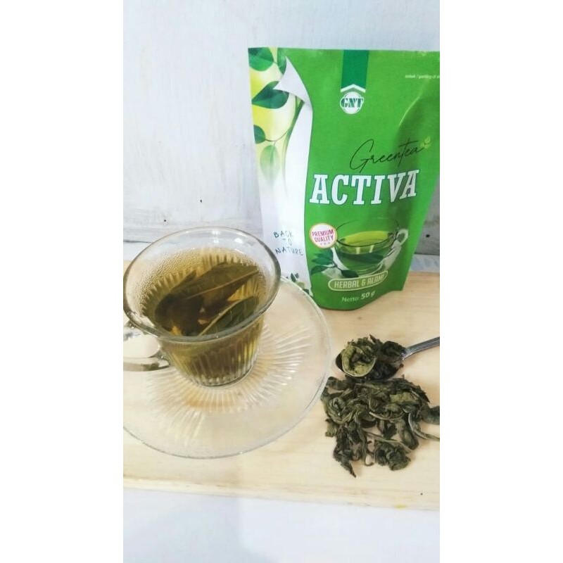 

TEH GREENTEA ACTIVA 100% HERBAL ALAMI