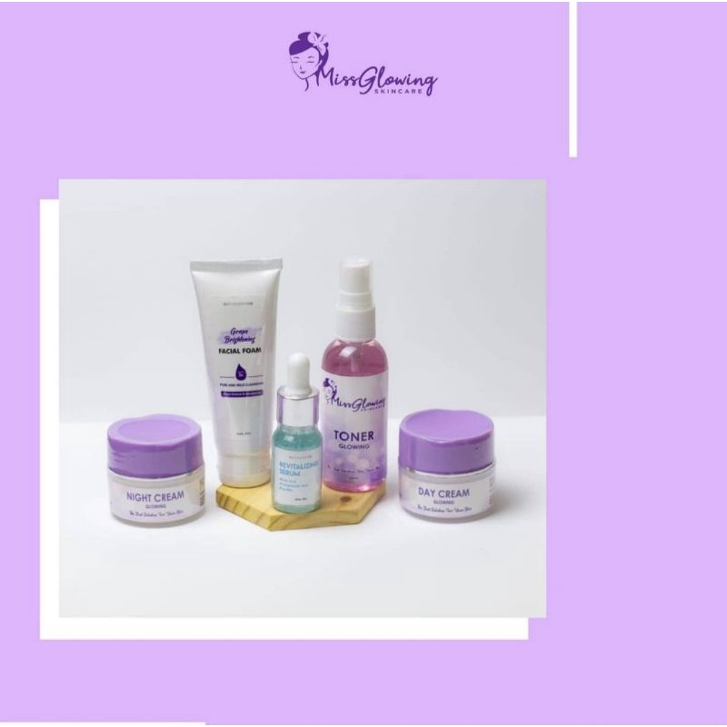 Miss Glowing Skincare Paket Revitalizing (FREE GIFT)